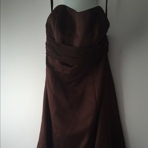 Alfred Angelo satin bridesmaid/cocktail dress